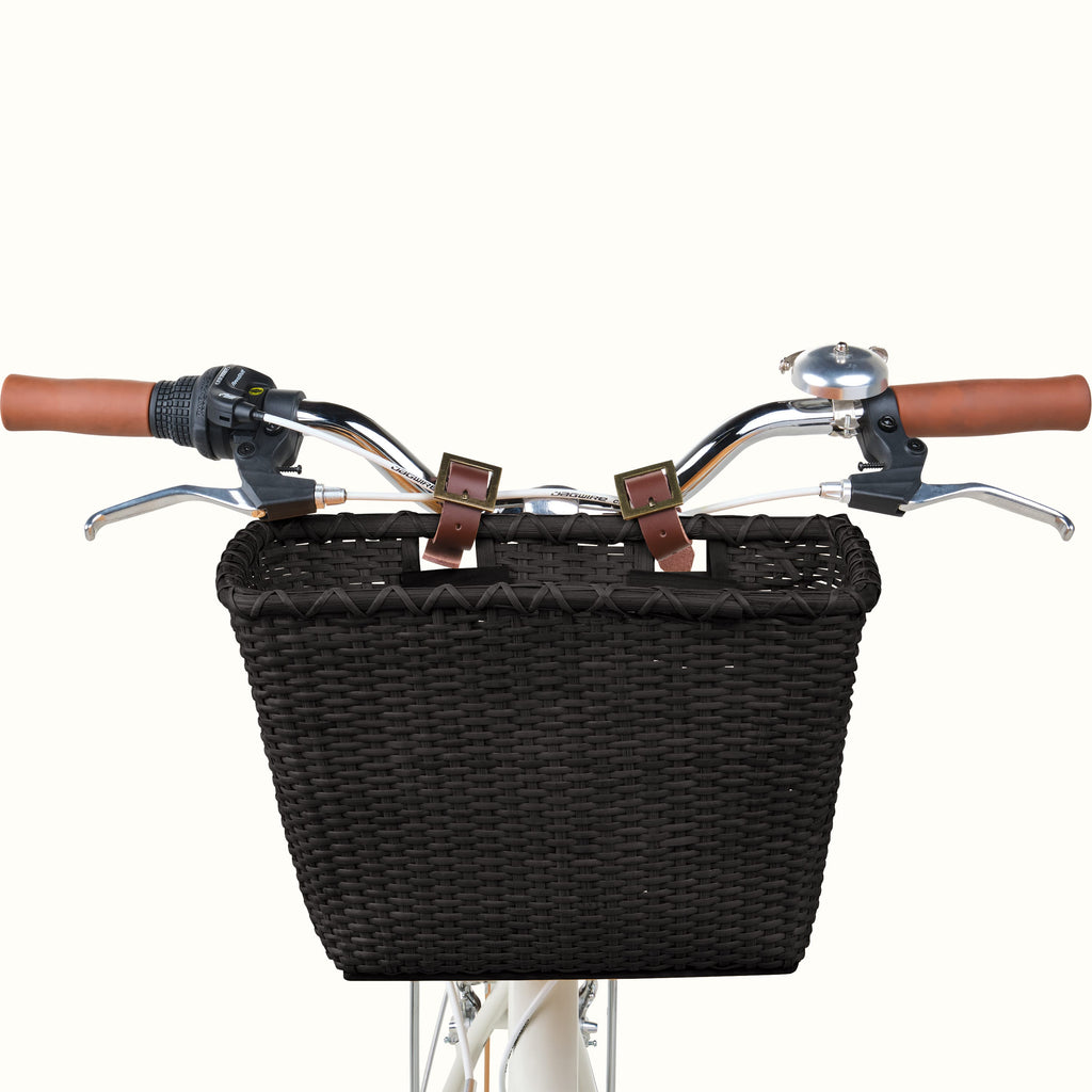 Toto Handwoven Cane Bike Basket — photo 5