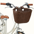 Dreamcatcher Handwoven Cane Bike Basket — photo 8