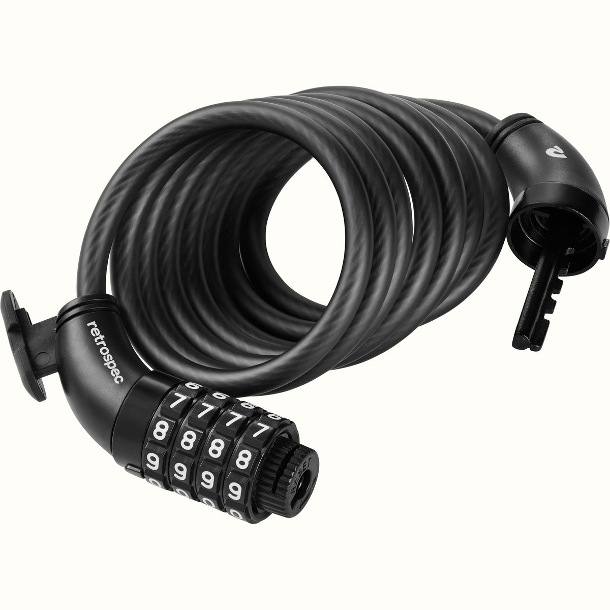 Grizzly Integrated Combo Cable Bike Lock - 8mm — photo 5
