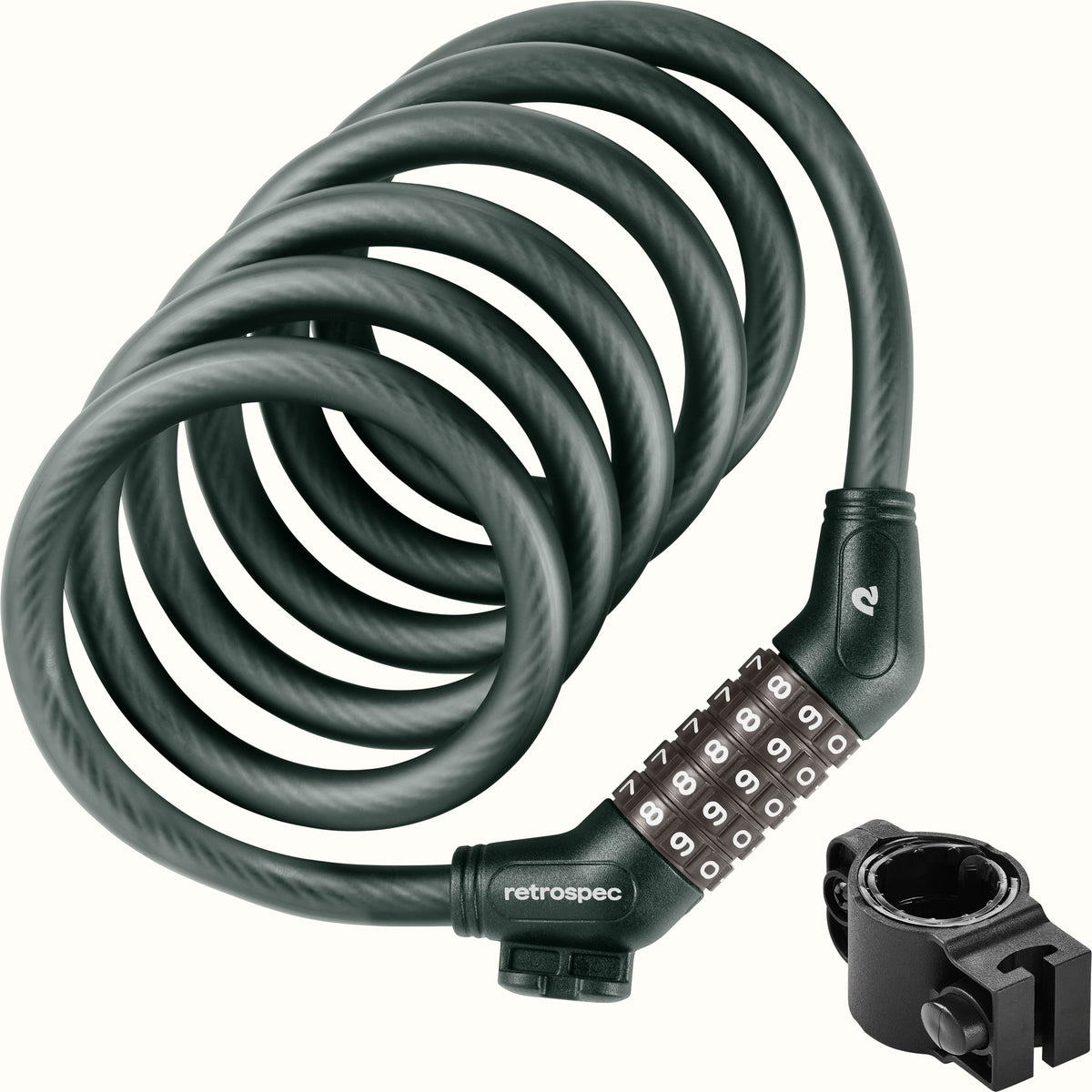 Grizzly Plus Integrated Combo Cable Bike Lock - 12mm — photo 9