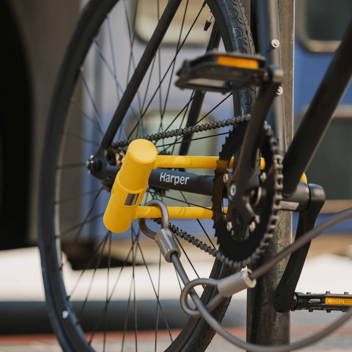 Lookout U-Lock Bike Lock With Cable - 14mm — photo 3