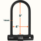 Lookout U-Lock Bike Lock - 14mm — photo 2