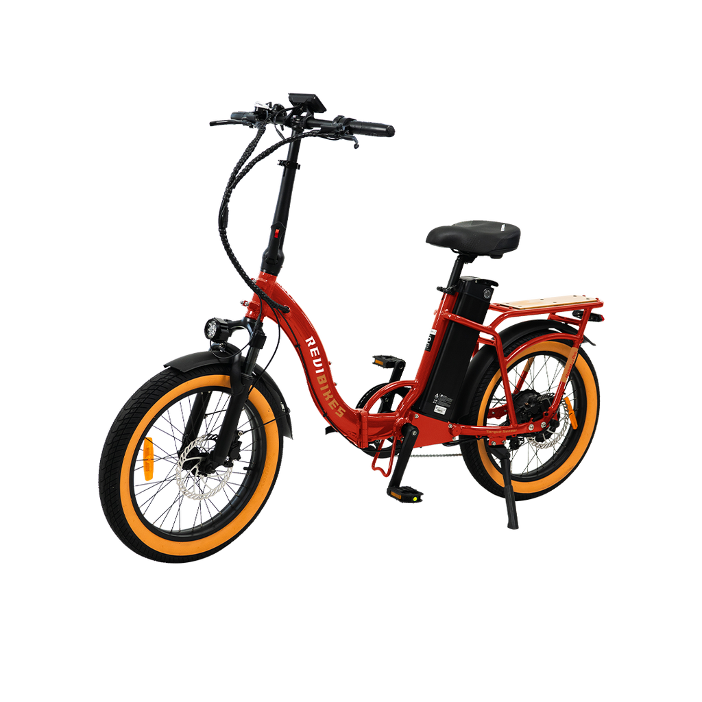 Revi Bikes Rebel.2 Pro Folding Electric Bike, Red, view 2