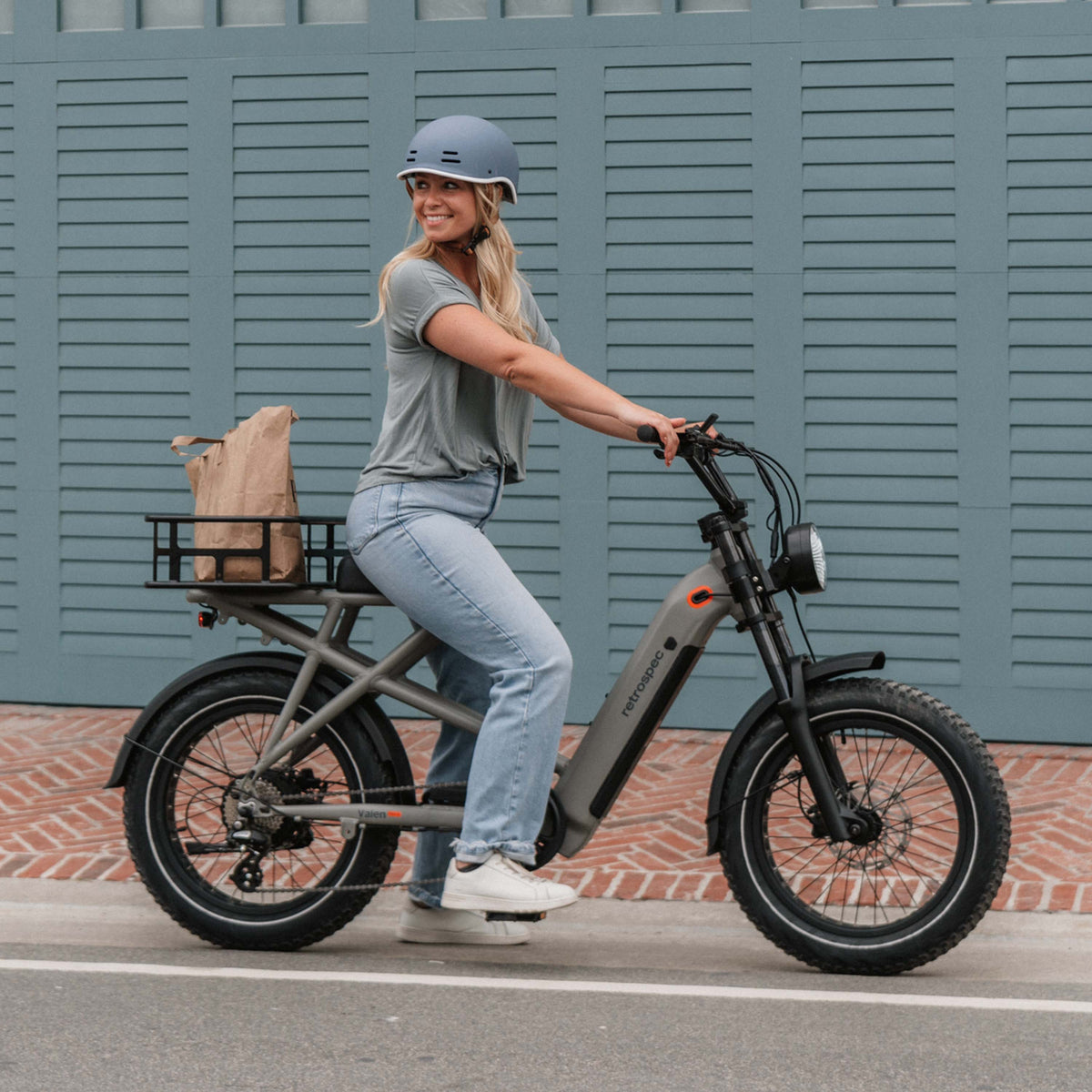 Valen Rev+ Fat Tire Electric Bike - Step Through — photo 1
