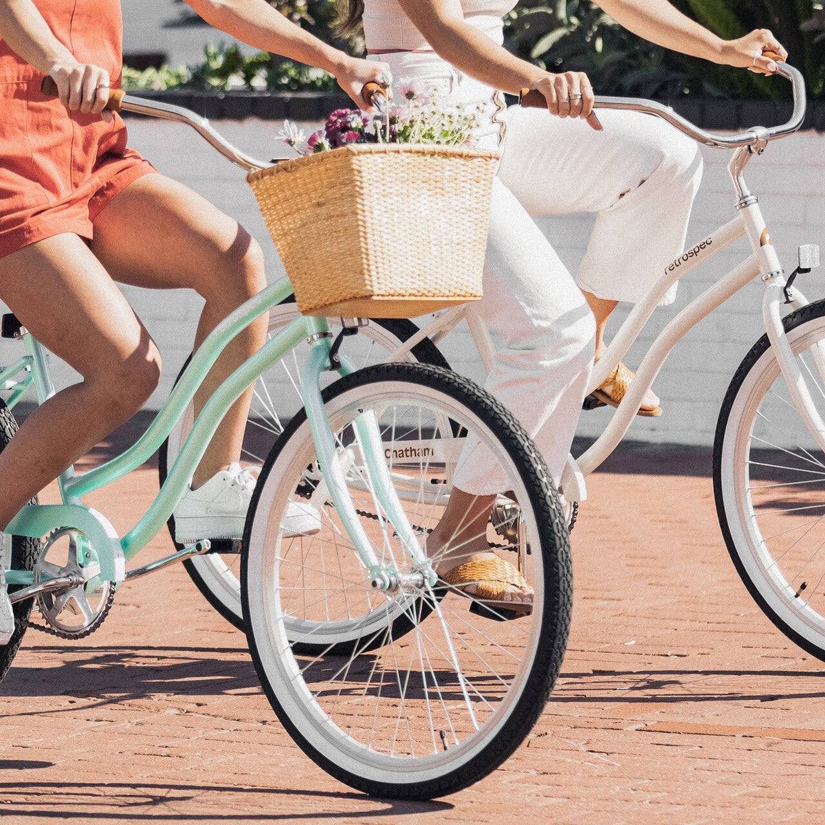 Toto Handwoven Cane Bike Basket — photo 6
